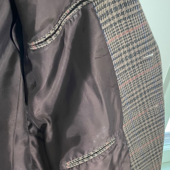 Boston Traders Dark Brown Checkered Blazer - Picture 6 of 6